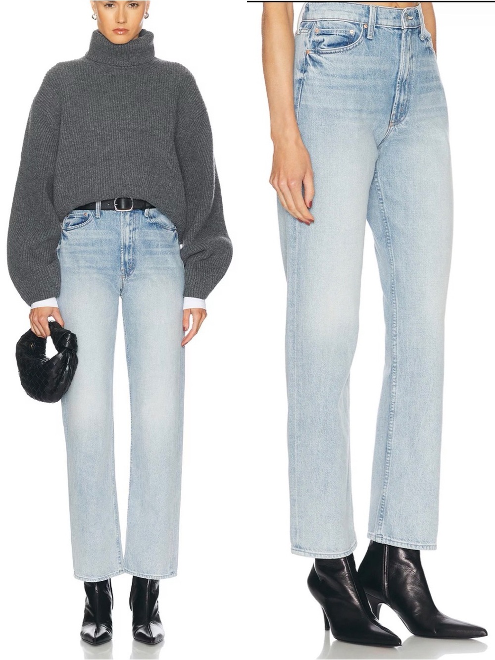 MOTHER SUPERIOR Jeans High Waisted Study Skimp Silent Treatment Blue Size 24